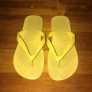 Havaianas Yellow Flip Flops